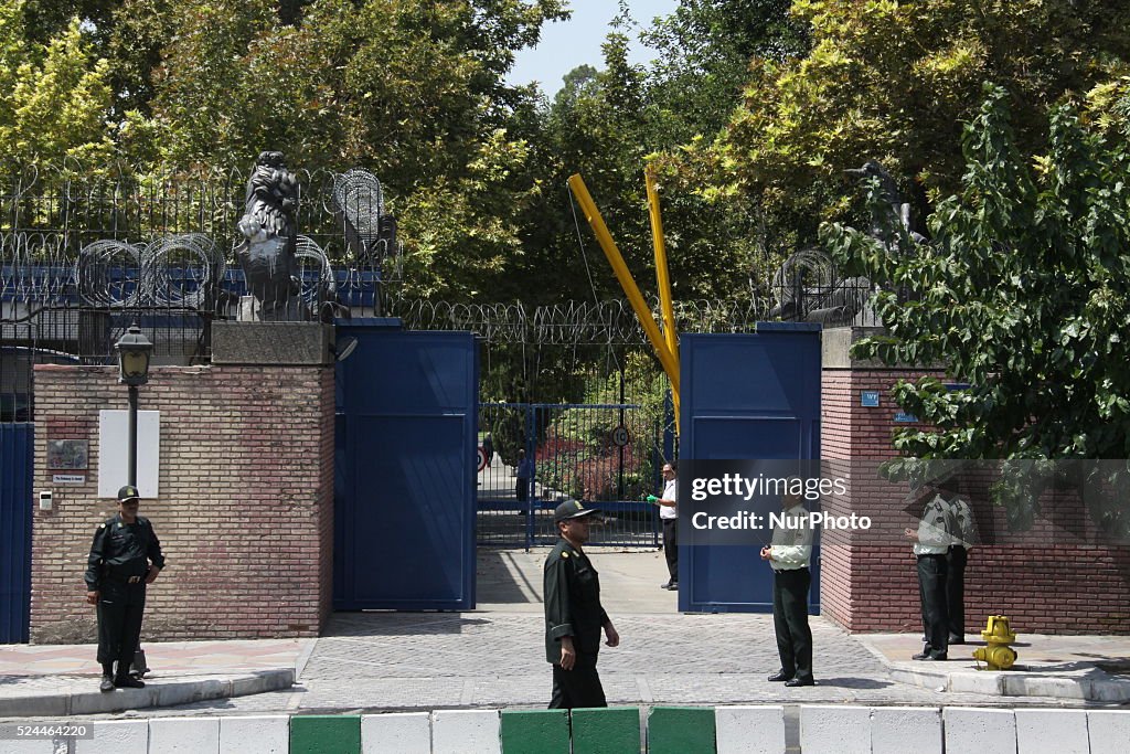 British embassy in Tehran reopens four years after closure