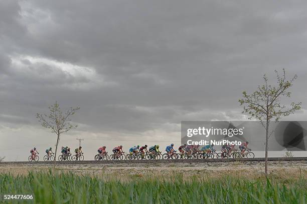 Riders during the third stage of the 52nd Presidential Tour of Turkey 2016, Aksaray Konya Stage . On Tuesday, 26 April 2016, in Konya, Turkey,
