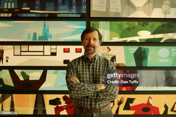 Ed Catmull President of Pixar at their office in Emeryville in Calafornia 4th Nov 2004