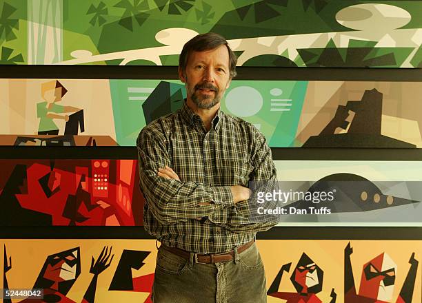 Ed Catmull President of Pixar at their office in Emeryville in Calafornia 4th Nov 2004