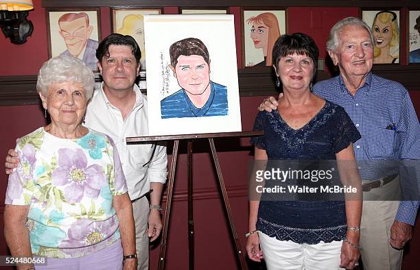 Michael McGrath & Family attending the unveiling of the Sardi's caricature for the Tony Award-winning star of 'Nice Work If You Can Get It', Michael...