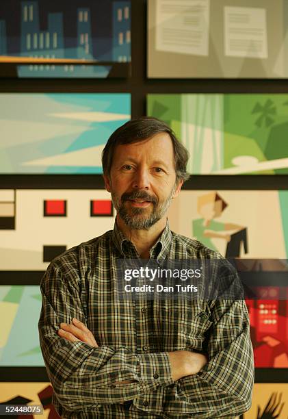 Ed Catmull President of Pixar at their office in Emeryville in Calafornia 4th Nov 2004