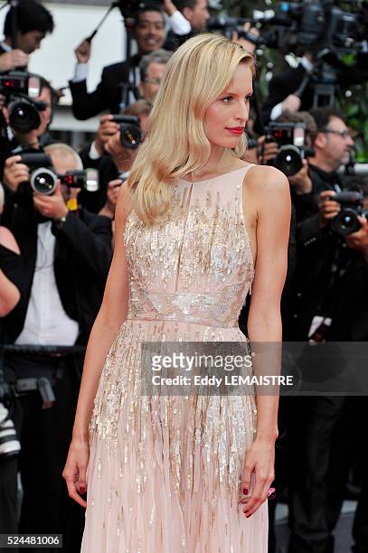 Karolina Kurkova at the premiere of "Les Bien-Aimes" Premiere and Closing Ceremony Arrivals during the 64th Cannes International Film Festival.