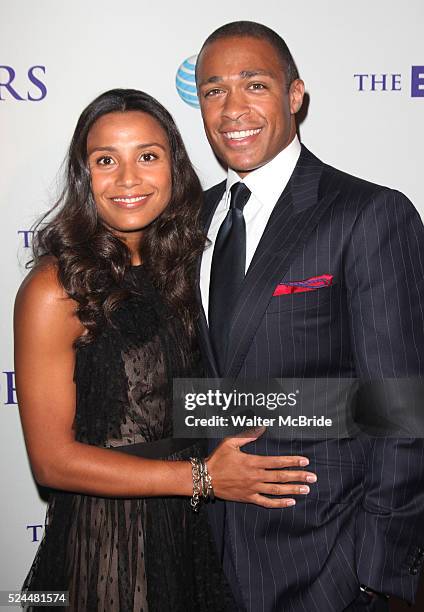 Marilee Fiebig & TJ Holmes attends the BET Honors 2012 Pre-Honors dinner at the Corcoran Gallery of Art on January 13, 2012 in Washington, DC.