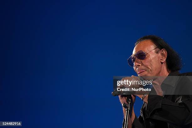 Antonello Venditti attends Day 5 of the 61st Taormina Film Fest on June 17, 2015 in Taormina, Italy.