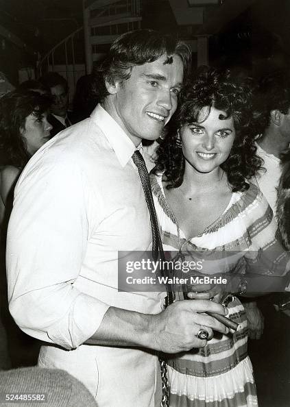 Arnold Schwarzenegger & girlfriend Maria Shriver at Studio 54 in New