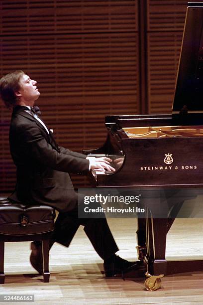 Stanislav Ioudenitch, the winner of 2001 Van Cliburn International Piano Competition, performing a solo recital at Zankel Hall on Friday night, April...