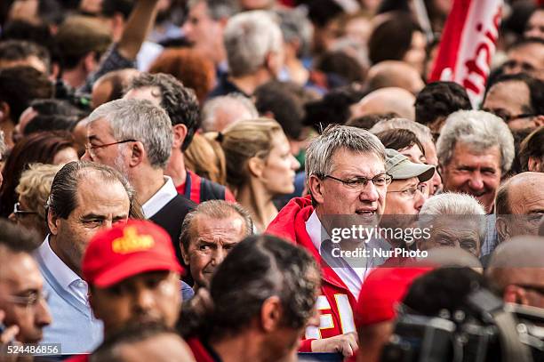 "We are healthy and robust constitution" the demonstration organized by trade unions and movements in defense of the Italian constitution. Photo:...