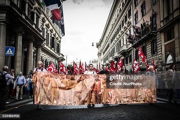 "We are healthy and robust constitution" the demonstration organized by trade unions and movements in defense of the Italian constitution. Photo:...