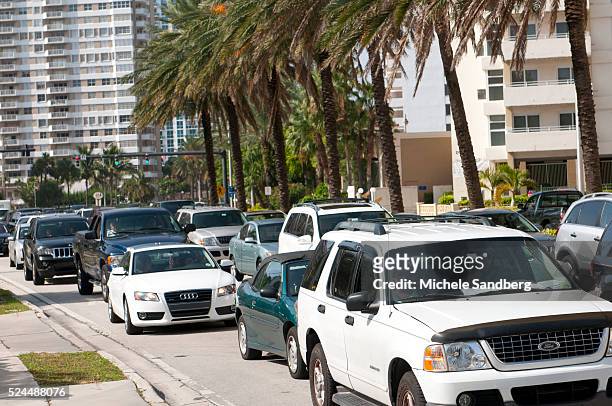 August 23, 2012 People shopping for supplies in preparation of Storm Isaac and hurrying home from work are causing traffic jams on city streets in...