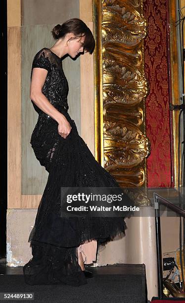 Keira Knightley attending the The 2012 Toronto International Film Festival.Red Carpet Arrivals for 'Anna Karenina' at the Elgin Theatre in Toronto on...