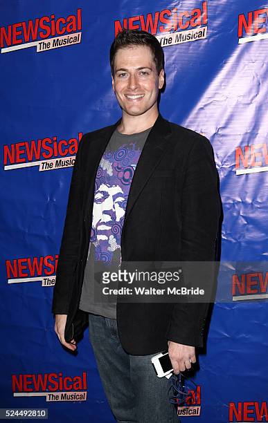 Randy Rainbow attending the Opening Night Performance of Perez Hilton in 'NEWSical The Musical' at the Kirk Theatre in New York City on September 17,...