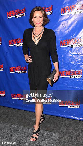 LuAnn De Lesseps attending the Opening Night Performance of Perez Hilton in 'NEWSical The Musical' at the Kirk Theatre in New York City on September...