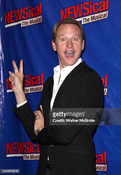 Carson Kressley attending the Opening Night Performance of Perez Hilton in 'NEWSical The Musical' at the Kirk Theatre in New York City on September...