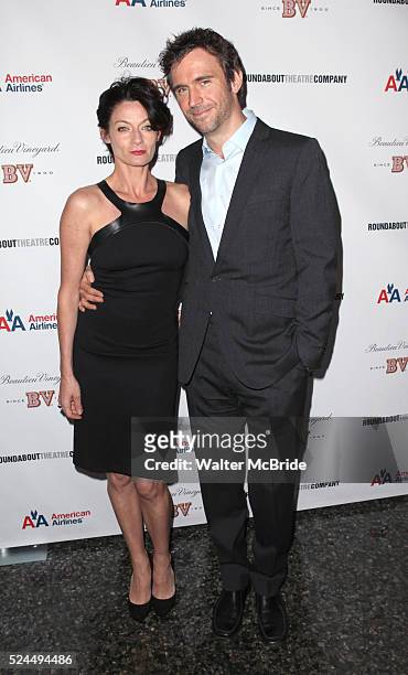 Michelle Gomez & Jack Davenport attending the After Party for Opening Night Performance of the Roundabout Theatre Production of 'If There Is I...