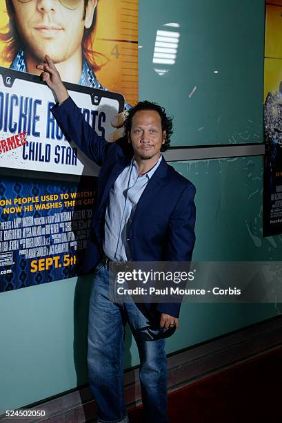 Rob Schneider arrives at the Paramount Pictures premiere of "Dickie Roberts: Former Child Star," to benefit the Chris Farley Foundation.