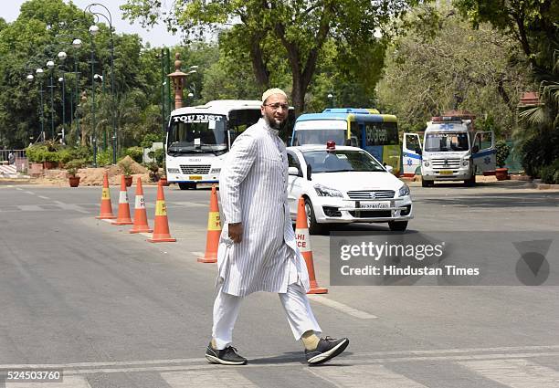 President of the All India Majlis-e-Ittehadul Muslimeen and three-time Member of Parliament, Hyderabad constituency in Lok Sabha, Asaduddin Owaisi...