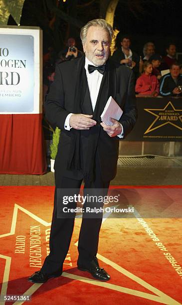 German actor Maximilian Schell arrives at Radio Regenbogen Award 2005, at Schwarzwaldhalle on March 18, 2005 in Karlsruhe, Germany.