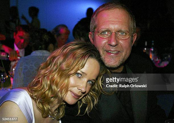 German actress Ann-Kathrin Kramer and actor Harald Krassnitzer attend the Radio Regenbogen Award 2005, at Schwarzwaldhalle on March 18, 2005 in...