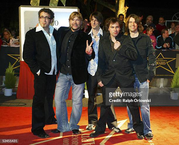Pop group Reamonn arrives at Radio Regenbogen Award 2005, at Schwarzwaldhalle on March 18, 2005 in Karlsruhe, Germany.