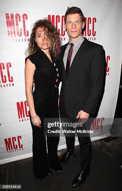 Michelle Armstrong & Matt Lauria attending the Opening Night Performance After Party for MCC Theater's 'Really Really' at 49 Grove Street in New York...