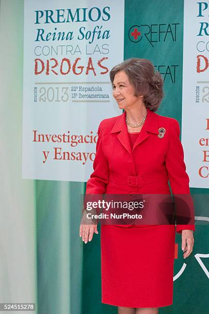 Queen Sofia attends 'Queen Sofia Against Drugs' awards ceremony at the Red Cross foundation building on December 9, 2014 in Madrid, Spain.