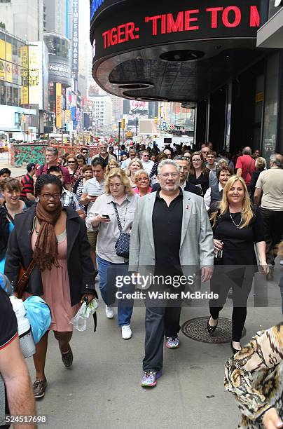 Brooklyn's own Harvey Fierstein announces to the matinee audience that he will receive the Brooklyn Diner's Highest Honor with the dedication of...