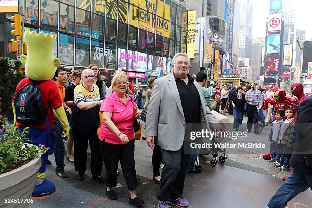 Brooklyn's own Harvey Fierstein announces to the matinee audience that he will receive the Brooklyn Diner's Highest Honor with the dedication of...