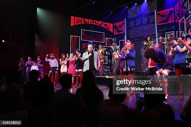 Harvey Fierstein & the cast - Brooklyn's own Harvey Fierstein announces to the matinee audience of 'Kinky Boots' that he will receive the Brooklyn...