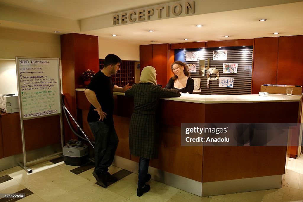 Refugee Hotel in Athens