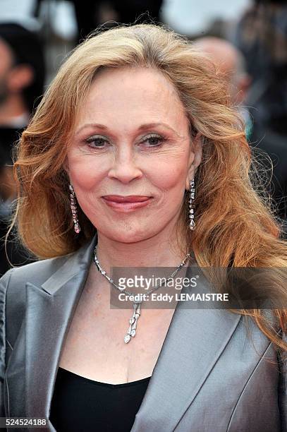 Faye Dunaway at the premiere of "Les Bien-Aimes" Premiere and Closing Ceremony Arrivals during the 64th Cannes International Film Festival.