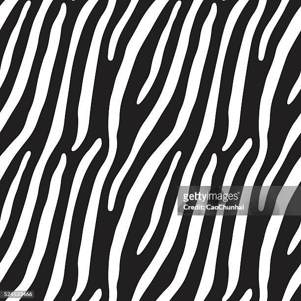 stockillustraties, clipart, cartoons en iconen met zebra skin(seamless background) - zebra print