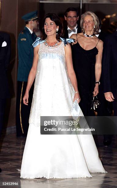 Princess Caroline of Hanover arrives at the Rose Ball 2005 at The Sporting Monte Carlo on March 19, 2005 in Monte Carlo, Monaco.