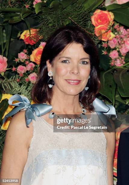 Princess Caroline of Hanover arrives at the Rose Ball 2005 at The Sporting Monte Carlo on March 19, 2005 in Monte Carlo, Monaco.