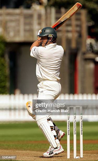 Adam Gilchrist of Australia in action during day three of the 2nd Test between New Zealand and Australia played at the Basin Reserve on March 20,...