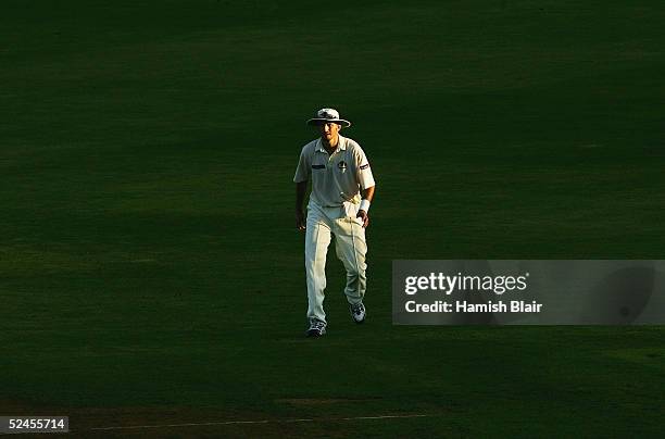 Michael Kasprowicz of Australia in action in the field during day three of the 2nd Test between New Zealand and Australia played at the Basin Reserve...