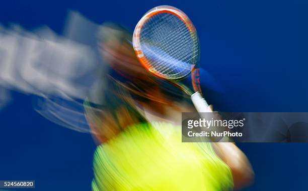 April 20- SPAIN: Marinko Matosevic in the 1/32 final match against Elias Ymer, corresponding Barcelona Open Banc Sabadell tournament, played at the...
