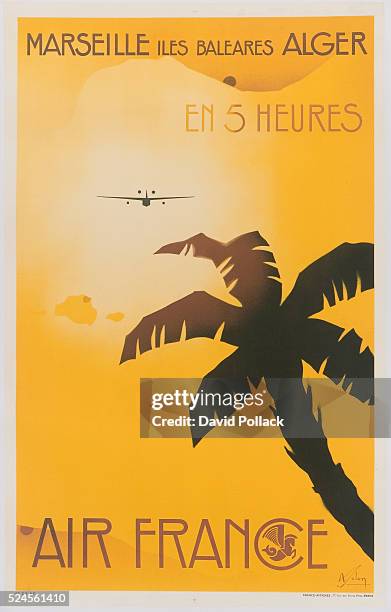 Air France Poster by Albert Solon