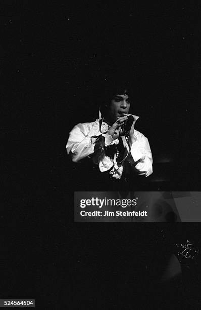 Prince performs at his Glam Slam nightclub in Minneapolis, Minnesota on February 18, 1993.