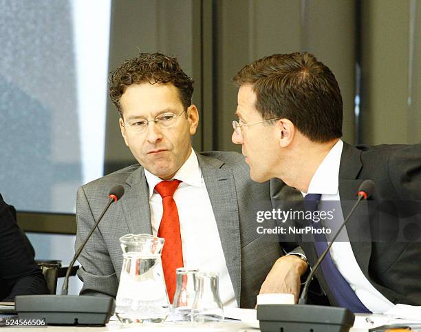 Members of parliament, minister of finance and Eurogroup president Jeroen Dijssebloem and prime minister Mark Rutte took part in a debate on Thursday...