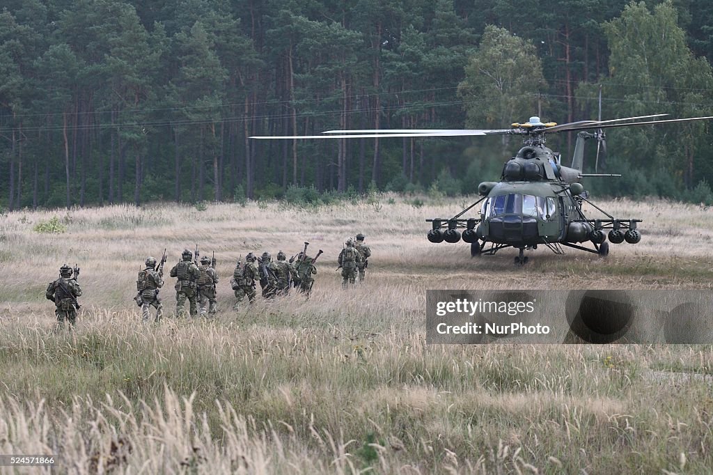 Noble Sword-14 NATO international special forces exercise in Oleszno, Poland