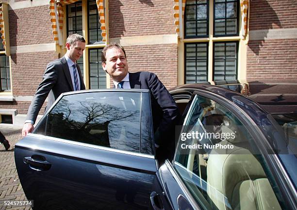 Vice Prime Minister Lodewijk Asscher is seen leaving the ministers council on Friday in The Hague.