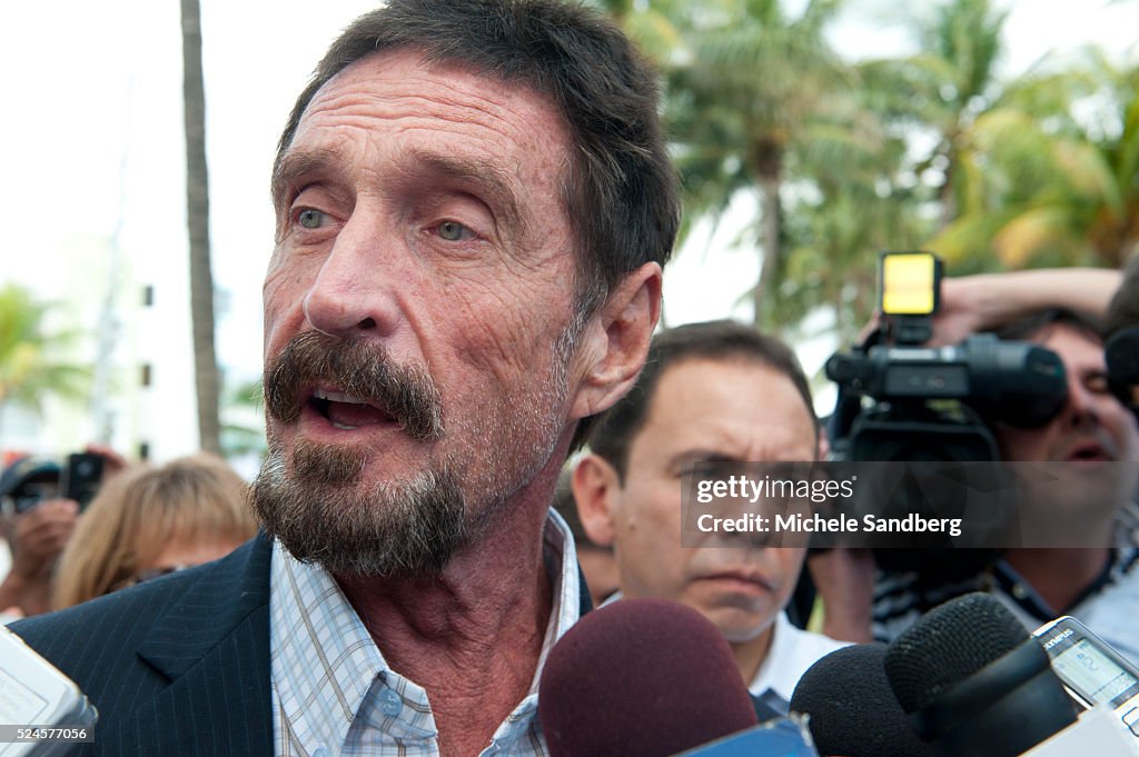 USA - Crime - John McAfee