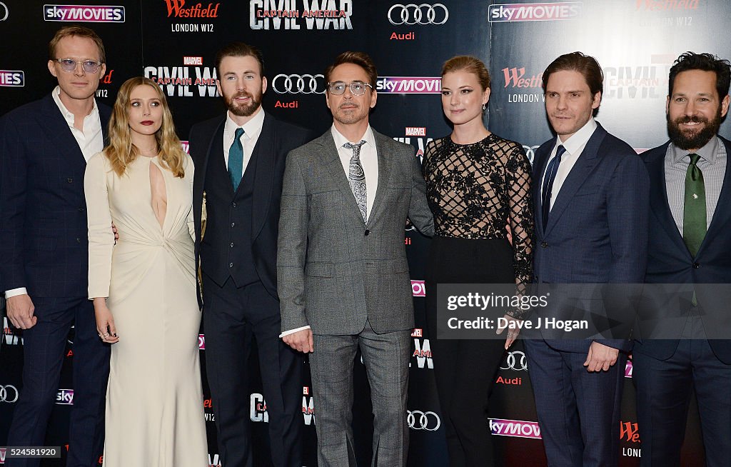 "Captain America: Civil War" - European Film Premiere - VIP Arrivals