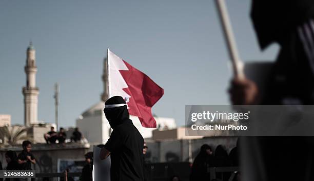 Bahrain , AlDaih - many Bahraini Shia'a muslims from different villages take a part in Aldaih village west of Manama the capital in chains procession...