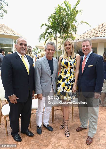 : David Feder, Vice President and Managing Director, Trump National Doral; Mayor Luigi Boria, City of Doral; Ivanka Trump; Councilman Pete Cabrera,...