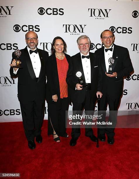 At the press room for the 67th Annual Tony Awards held in New York City on June 9, 2013