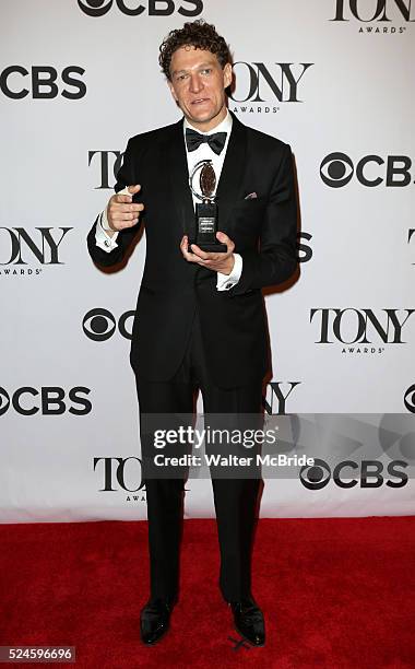 Gabriel Ebert at the press room for the 67th Annual Tony Awards held in New York City on June 9, 2013