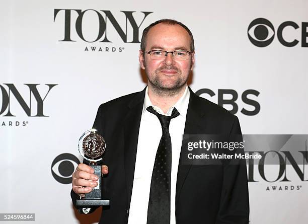 Dennis Kelly at the press room for the 67th Annual Tony Awards held in New York City on June 9, 2013