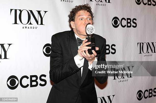 Gabriel Ebert at the press room for the 67th Annual Tony Awards held in New York City on June 9, 2013